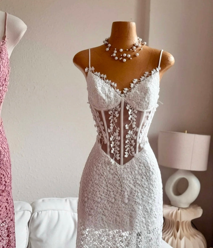 Catherine Lace Dress - Celestia Couture