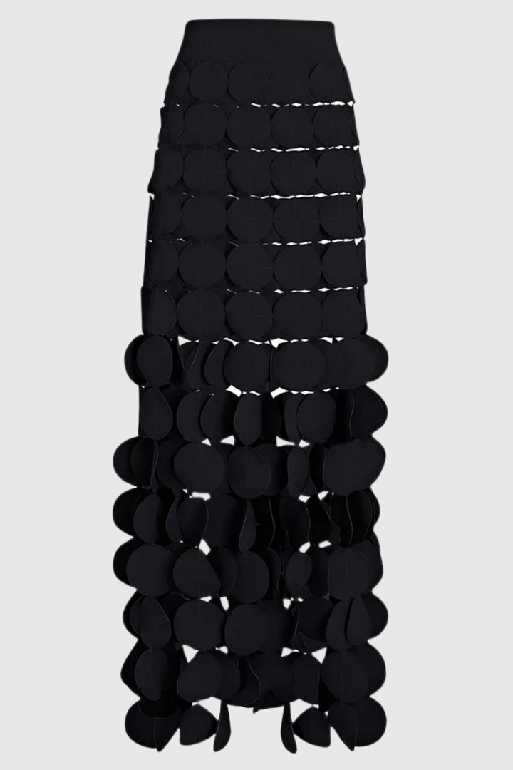 Mya Fringe Maxi Skirt - Celestia Couture