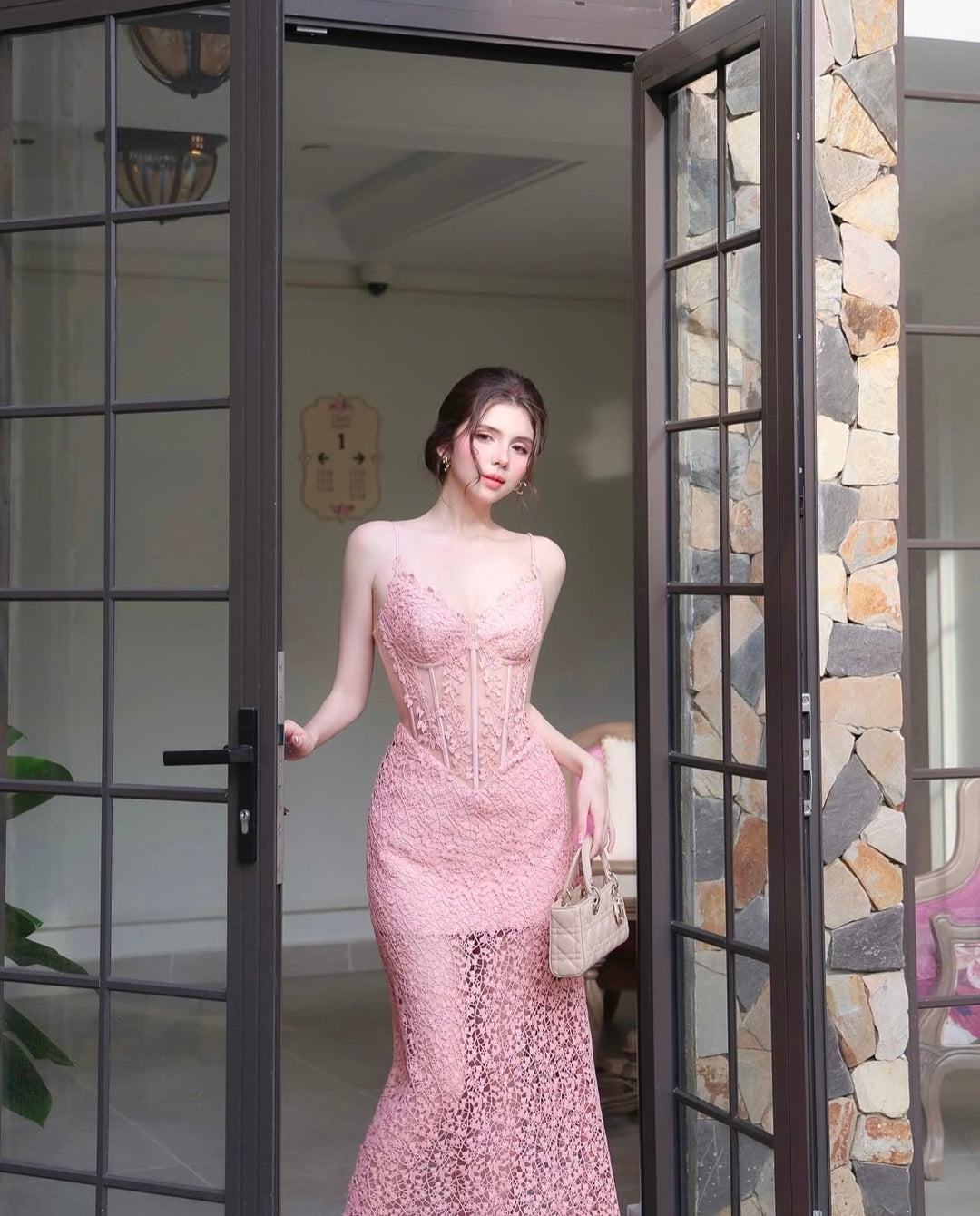Catherine Lace Dress - Celestia Couture