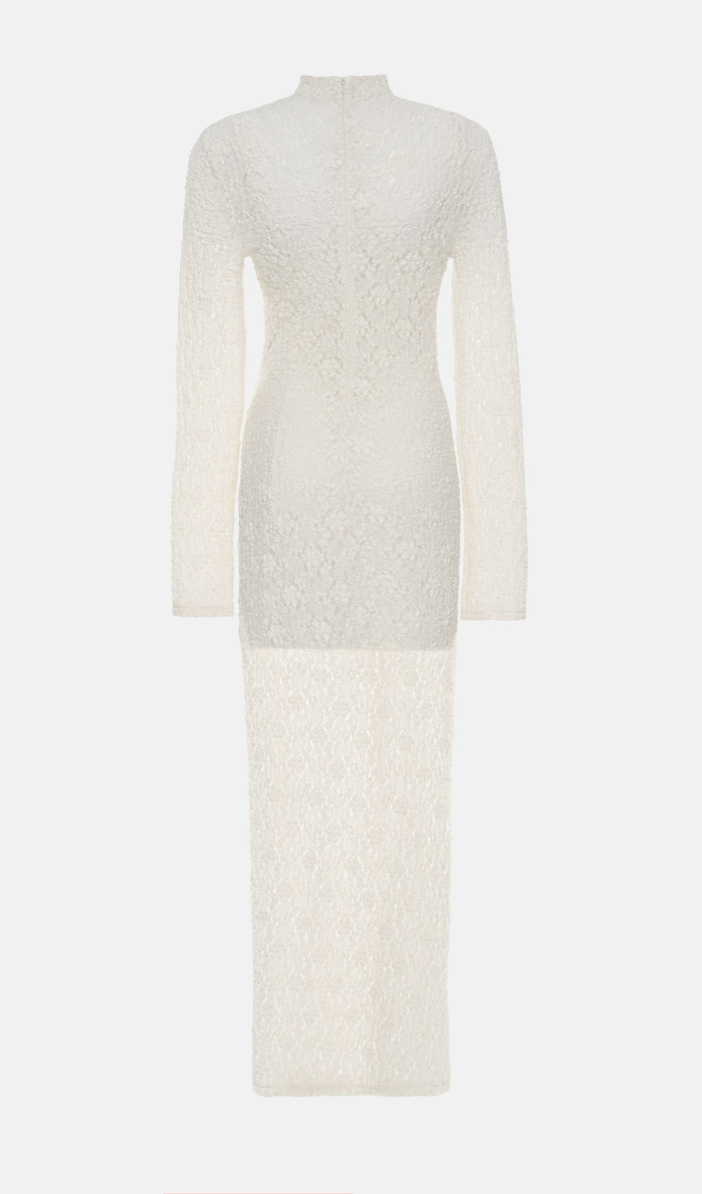 Solid Openwork Maxi Dress