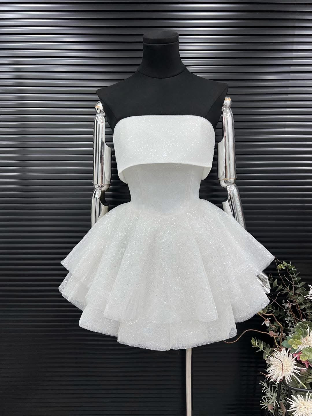 Criselda Mini Dress - Celestia Couture