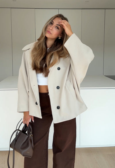 OVERSIZED JACKET CREAM