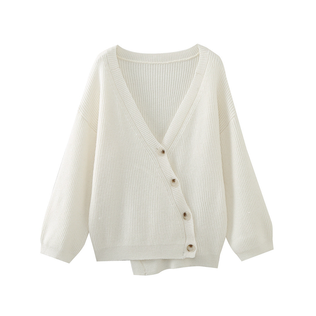 Symmetric Button Cardigan - Celestia Couture