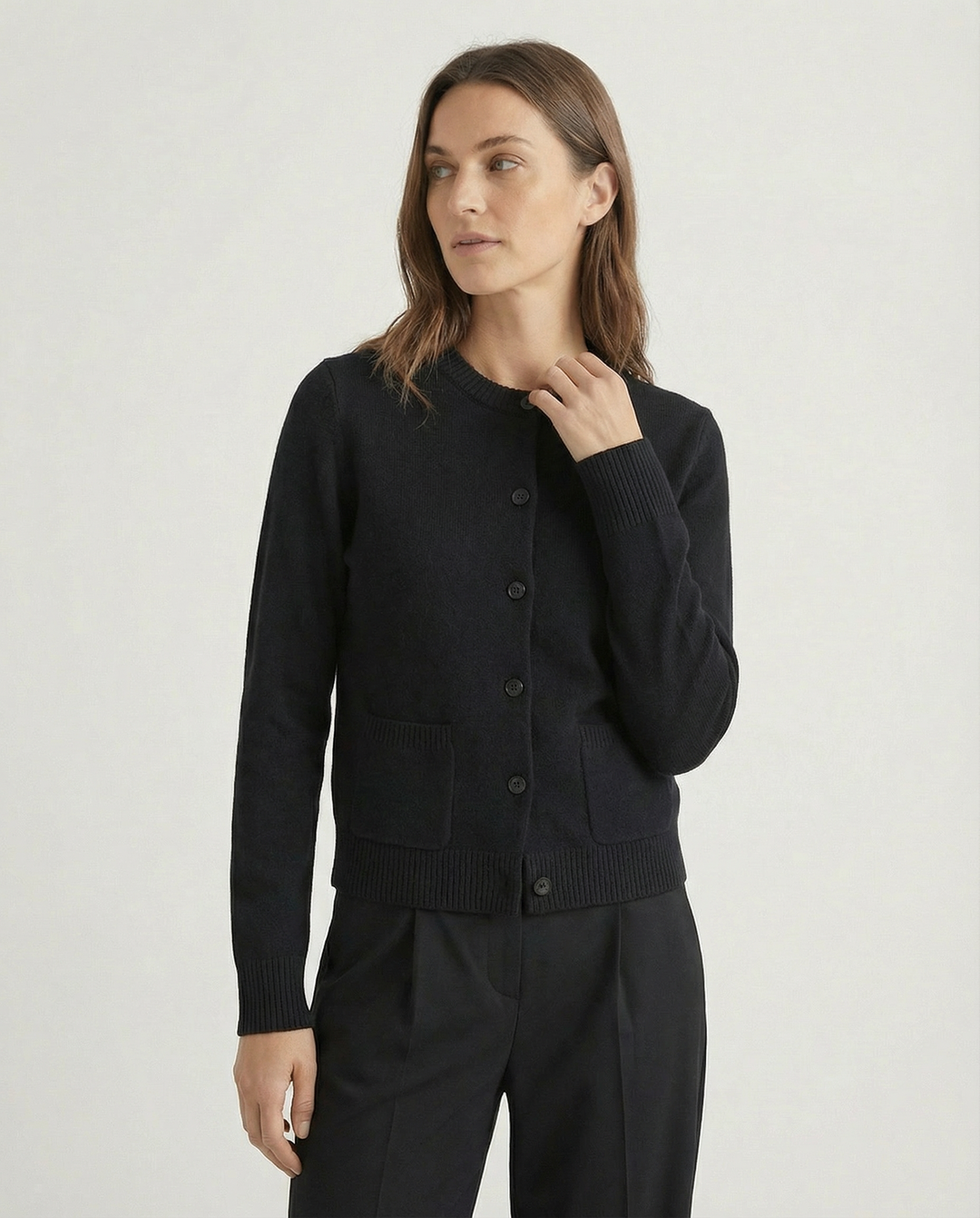 Harlow Wool Knit Cardi