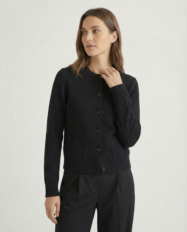 Harlow Wool Knit Cardi