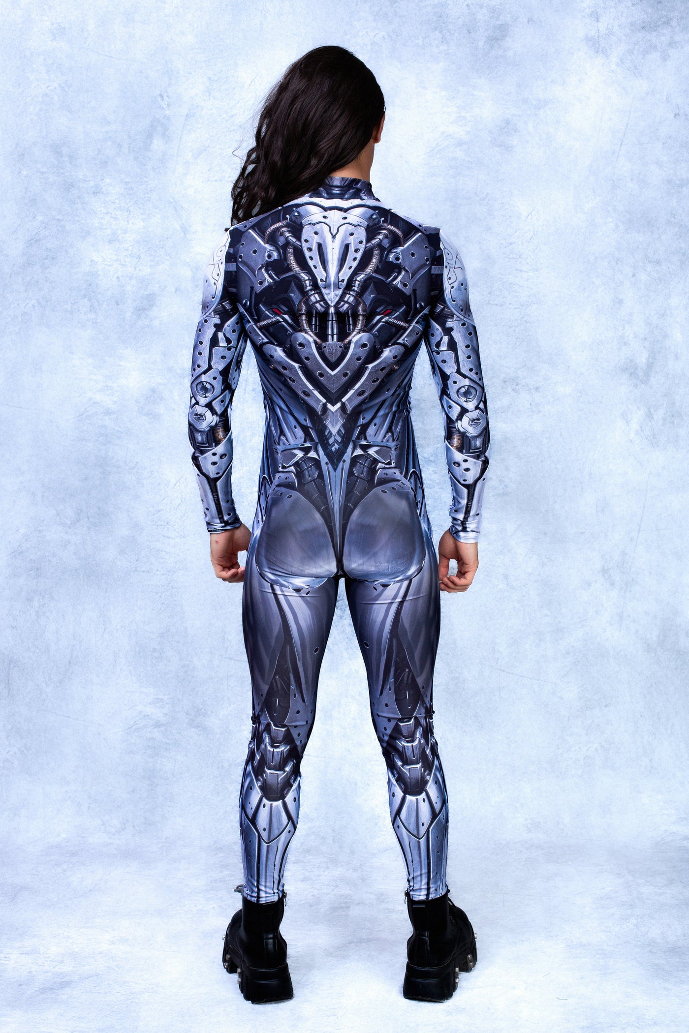 Silver Cyborg Male Costume