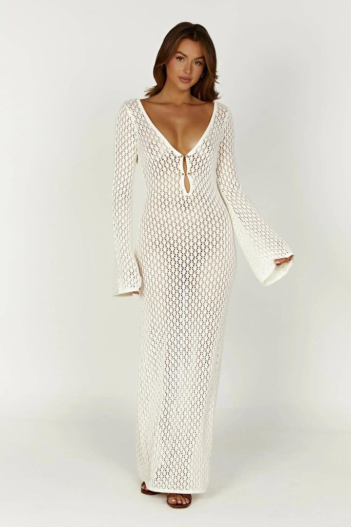 LUNA BEACH DRESS - Celestia Couture