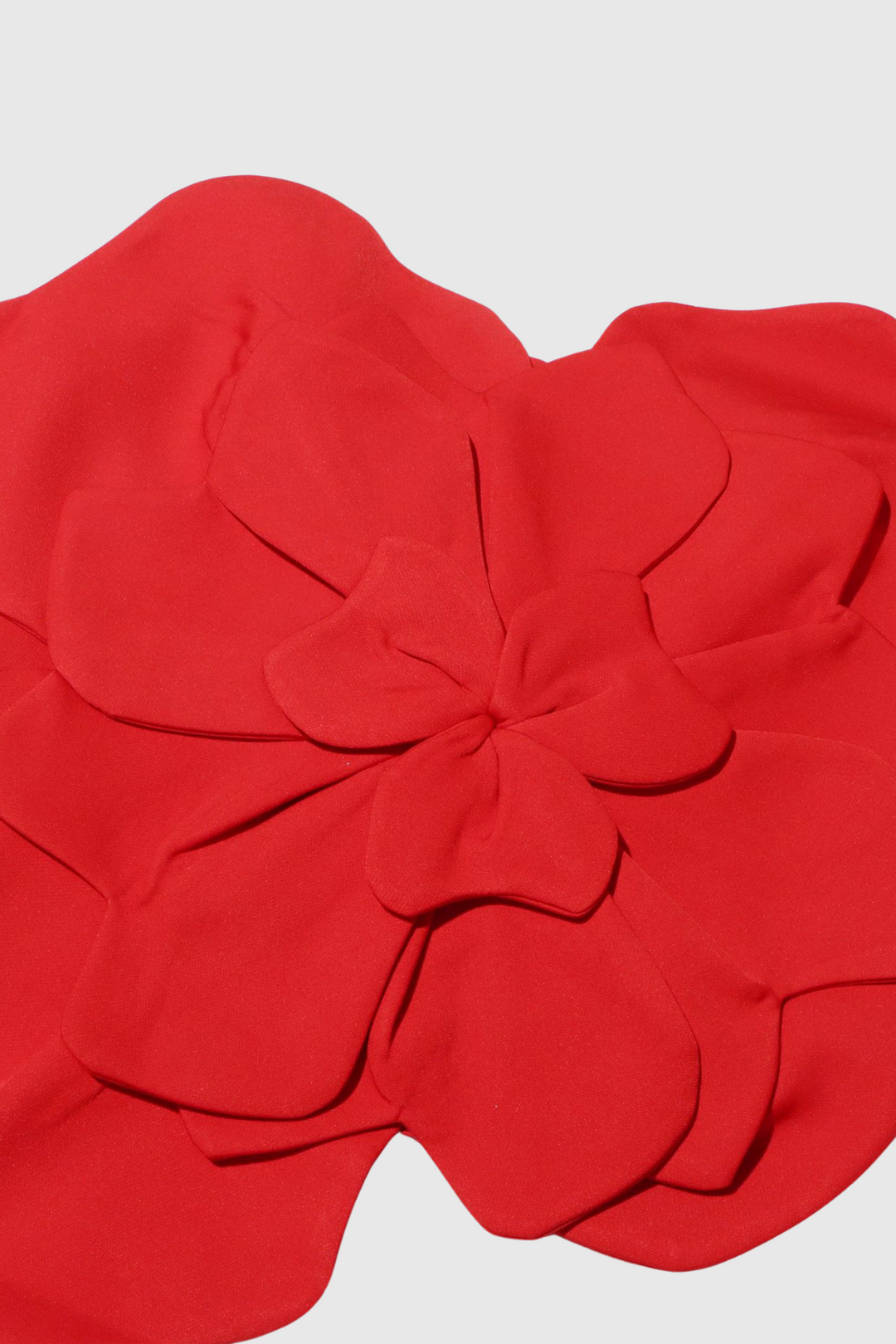 Amiri Flower Off Shoulder Top In Red - Celestia Couture