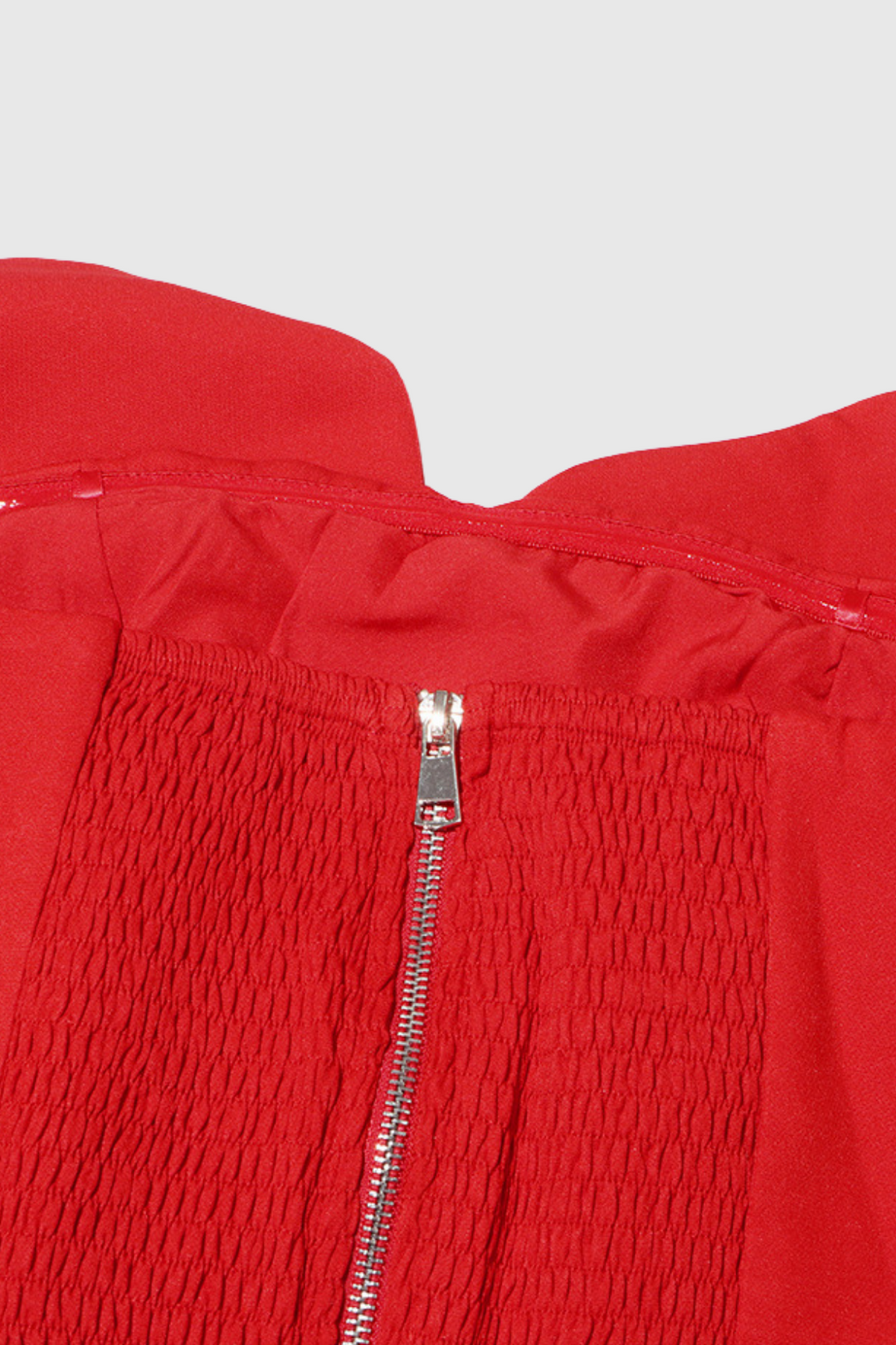 Amiri Flower Off Shoulder Top In Red - Celestia Couture