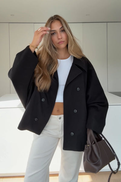 OVERSIZED JACKET BLACK