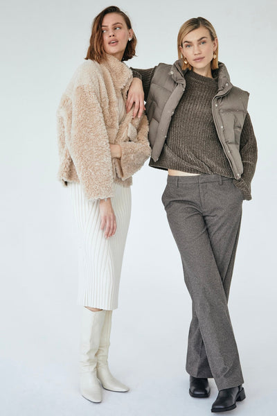 Saturn Dress 205066 | Moonbeam Melange | Kjole fra Freequent