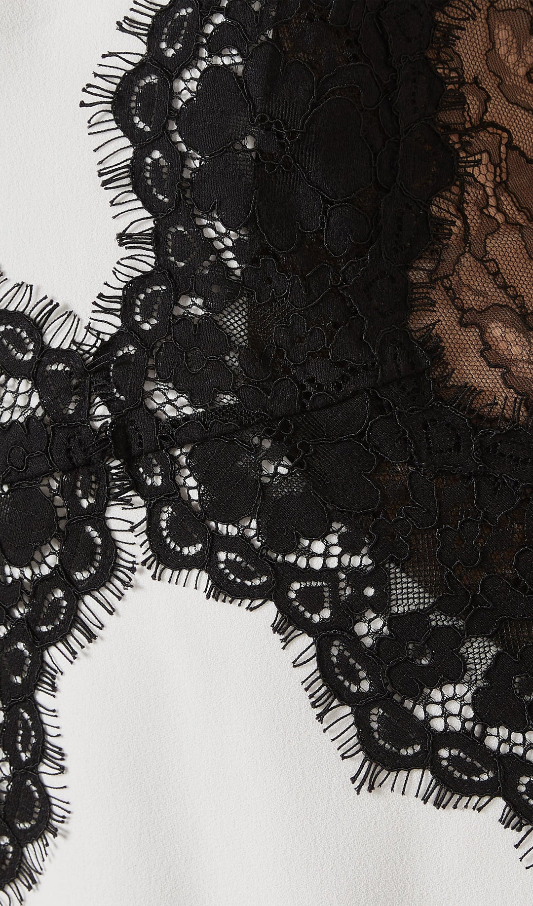 Open Back Maxi Dress In Crepe &amp; Lace - Celestia Couture