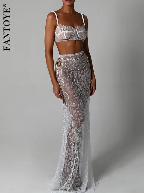Floral Lace Dream Set - Celestia Couture