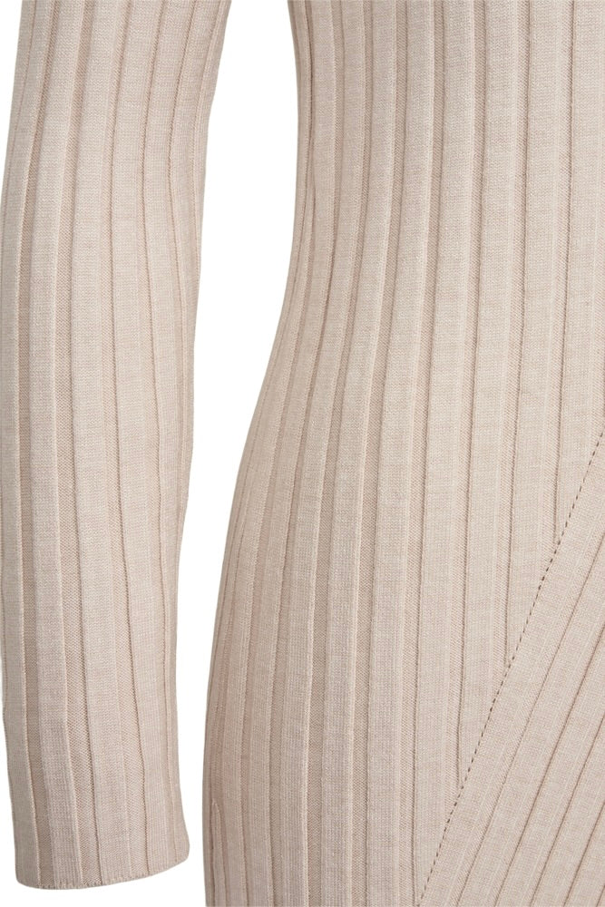 Saturn Dress 205066 | Moonbeam Melange | Kjole fra Freequent