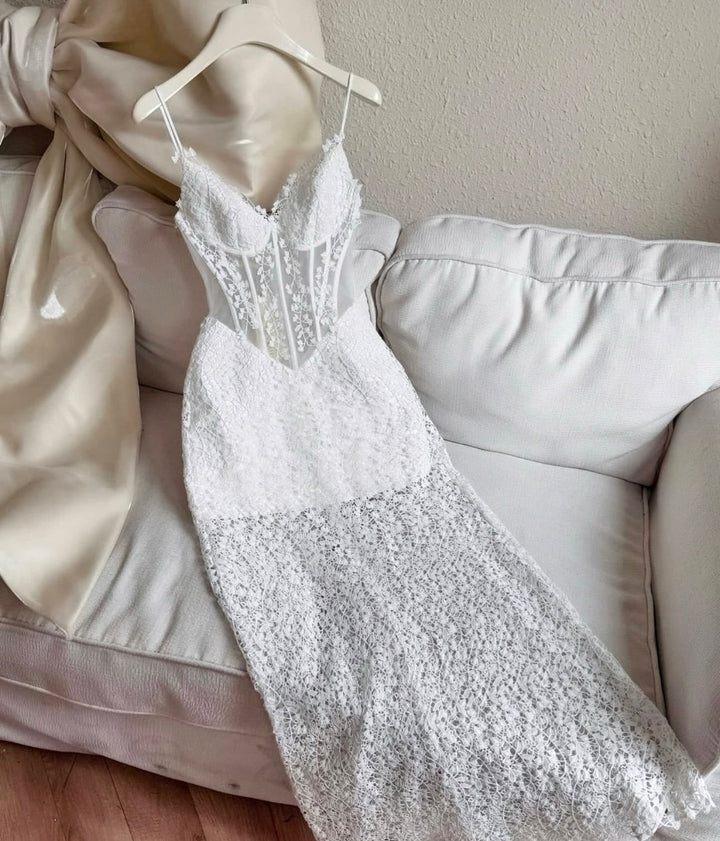 Catherine Lace Dress - Celestia Couture