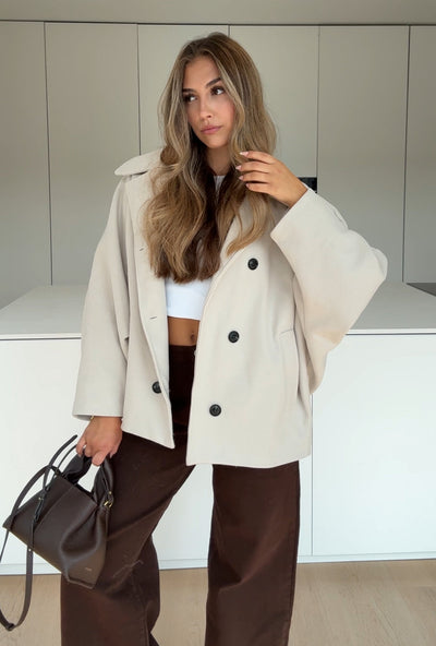 OVERSIZED JACKET CREAM