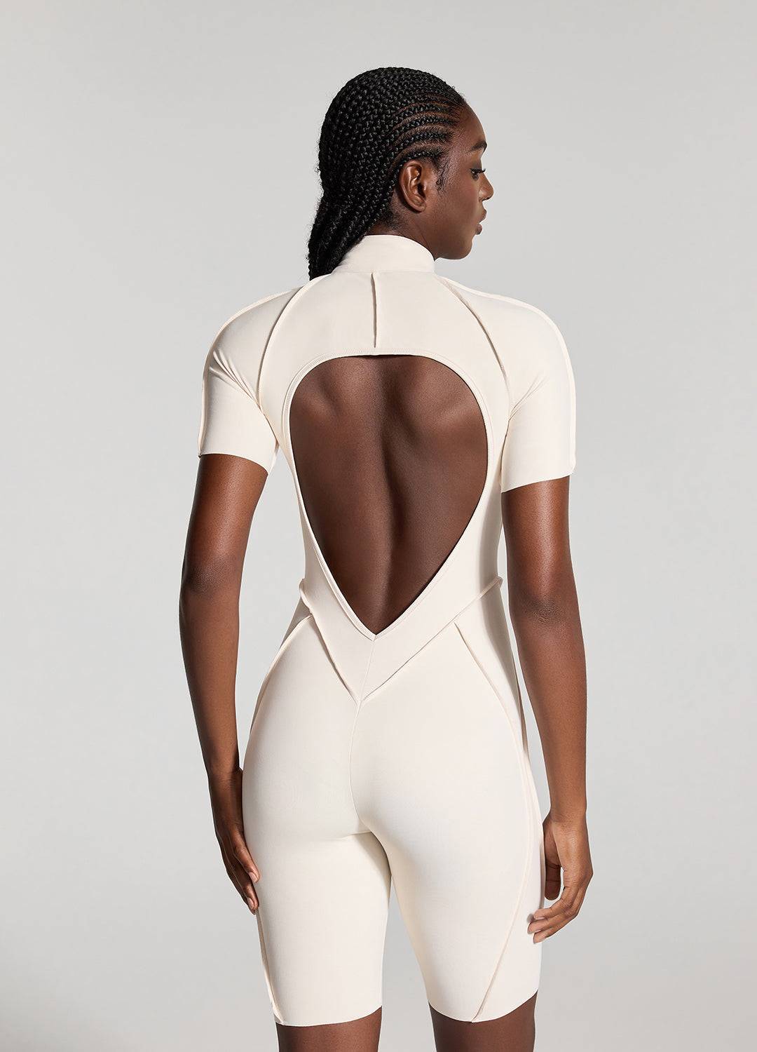Sleek Shorts Catsuit - Celestial Couture