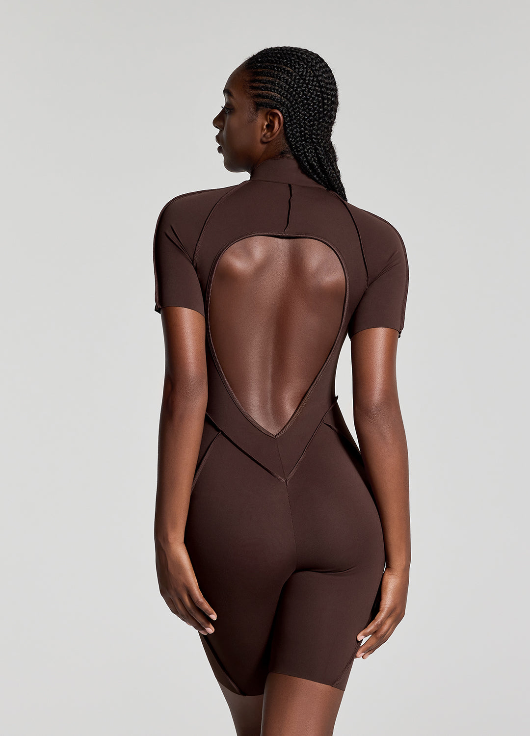 Sleek Shorts Catsuit - Celestial Couture