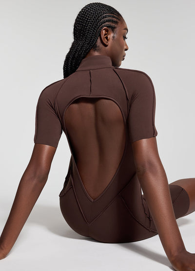 Sleek Shorts Catsuit - Celestial Couture