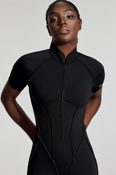 Sleek Shorts Catsuit - Celestial Couture