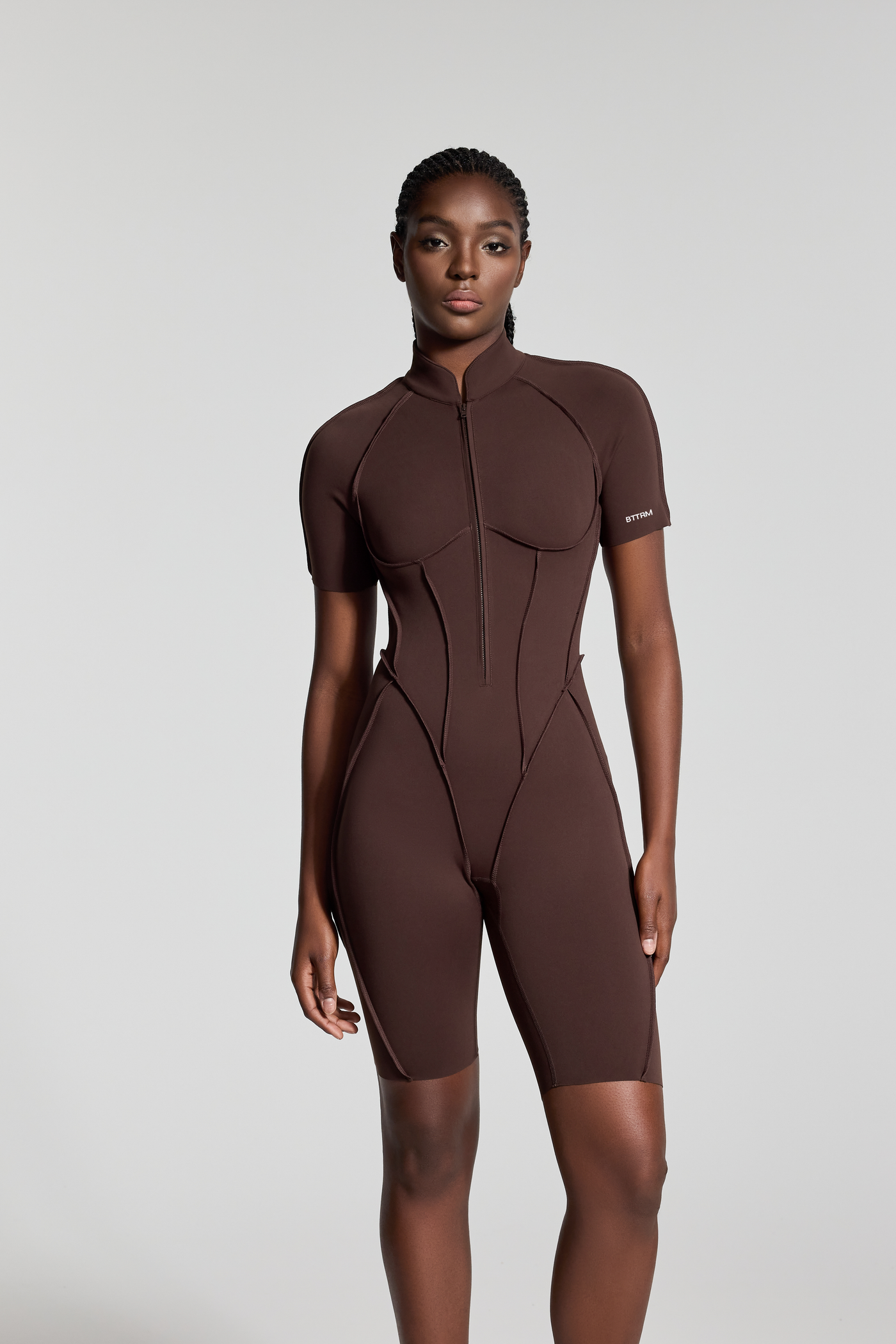 Sleek Shorts Catsuit - Celestial Couture