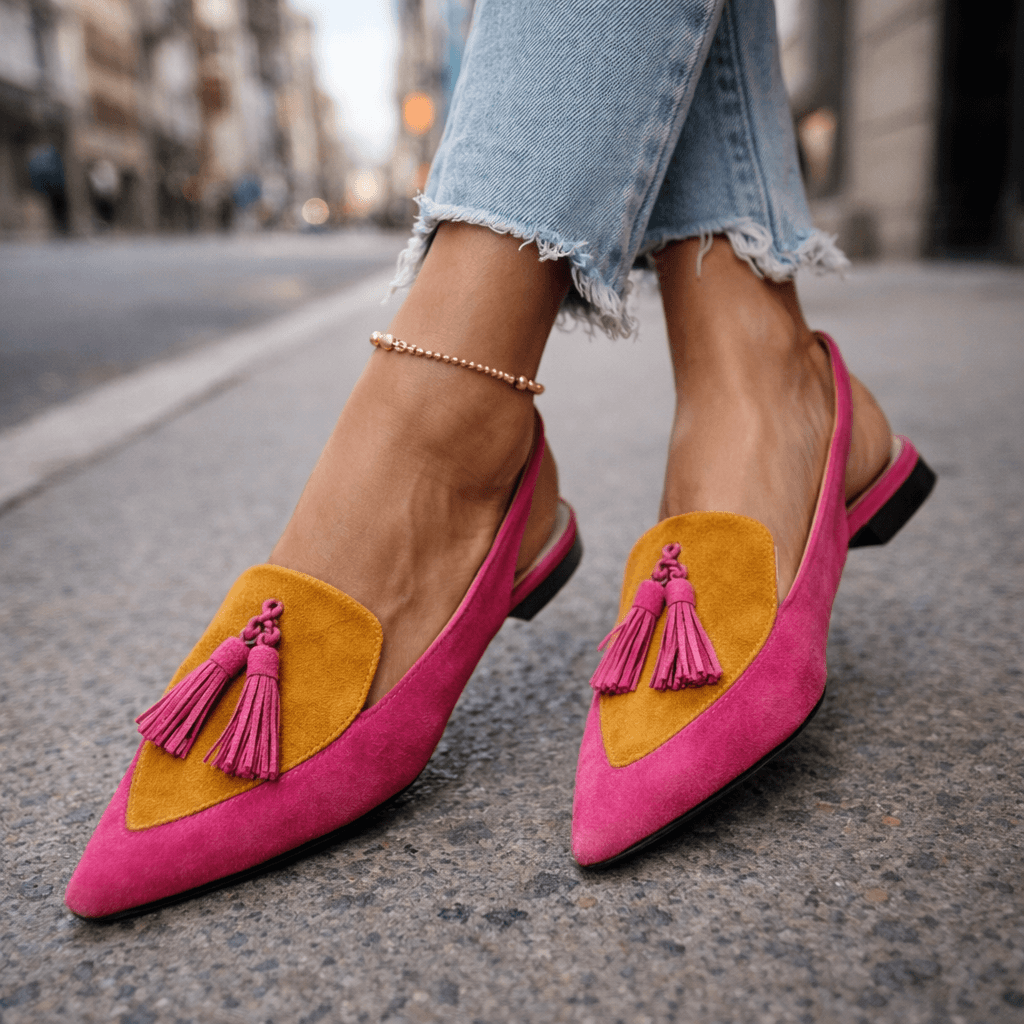 LORENA | SANDALS WITH STRAPS &amp; TASSEL DETAILS