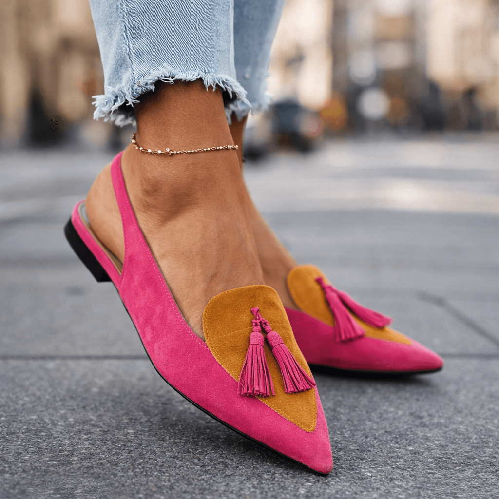 LORENA | SANDALS WITH STRAPS &amp; TASSEL DETAILS