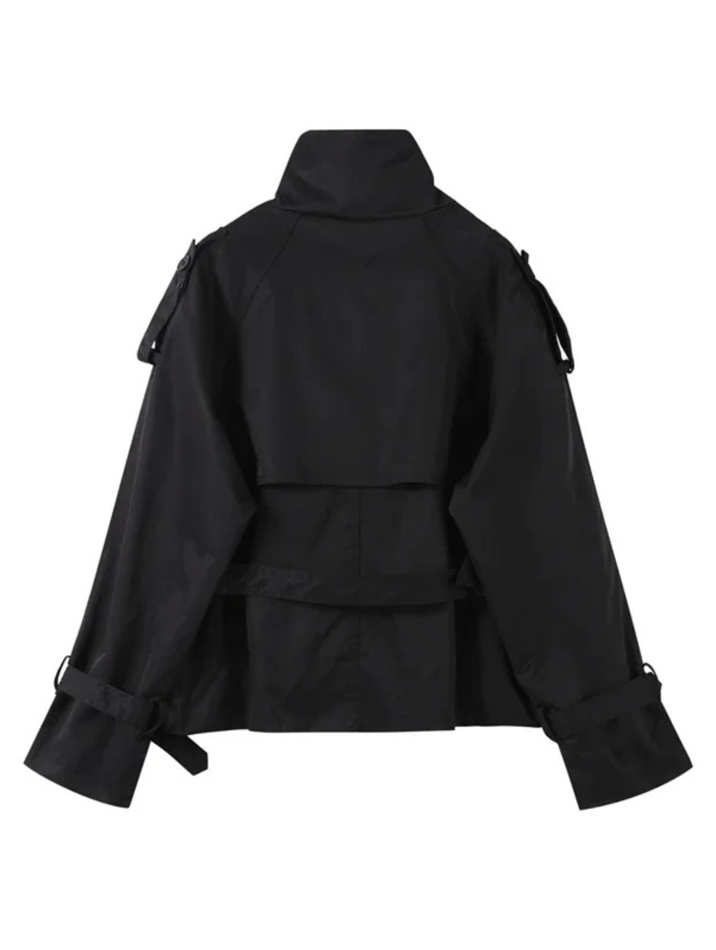 Talia Cropped Trench Coat