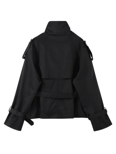 Talia Cropped Trench Coat