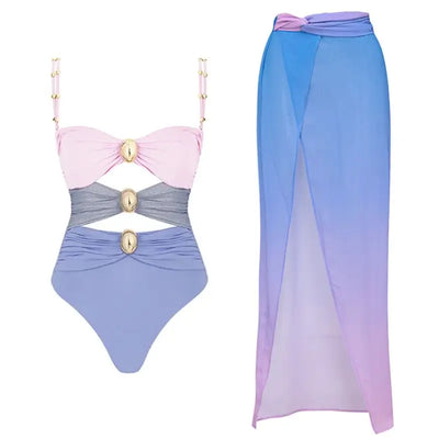 Shimmer & Shine Cutout Swimsuit - Celestial Couture