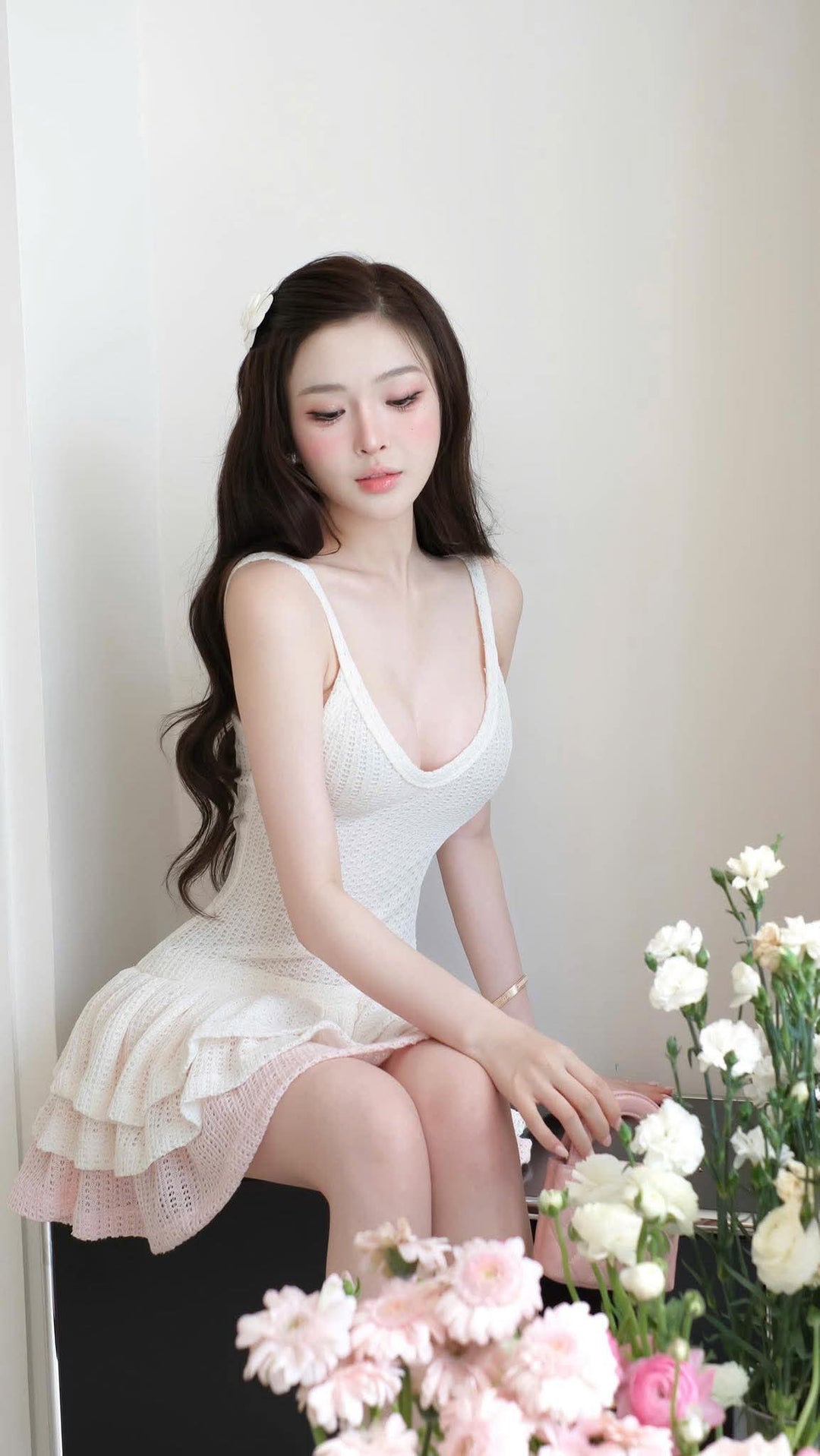 Kristiana Knit Dress - Celestia Couture