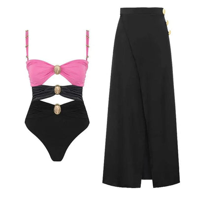 Shimmer & Shine Cutout Swimsuit - Celestial Couture