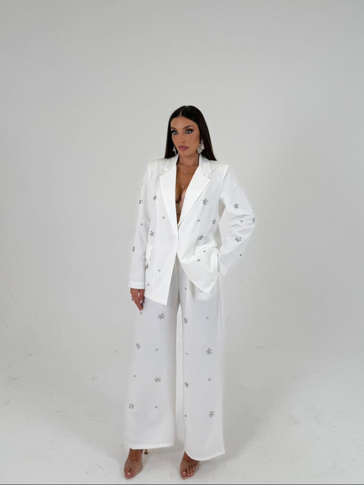 KATIA Tailleur – Blazer and trousers set with stone details