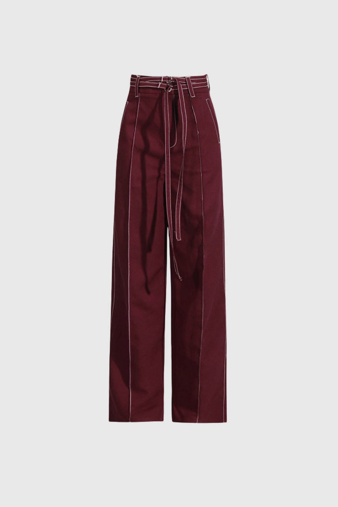 Adhra Buckle Asymmetric Lace Up Pants Set - Celestia Couture