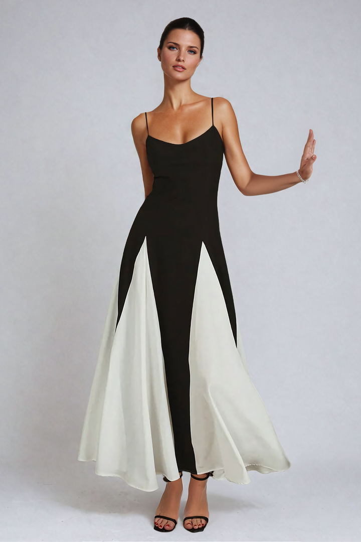 Adiel Deconstruct Ruch Spaghetti Maxi Dress - Celestia Couture