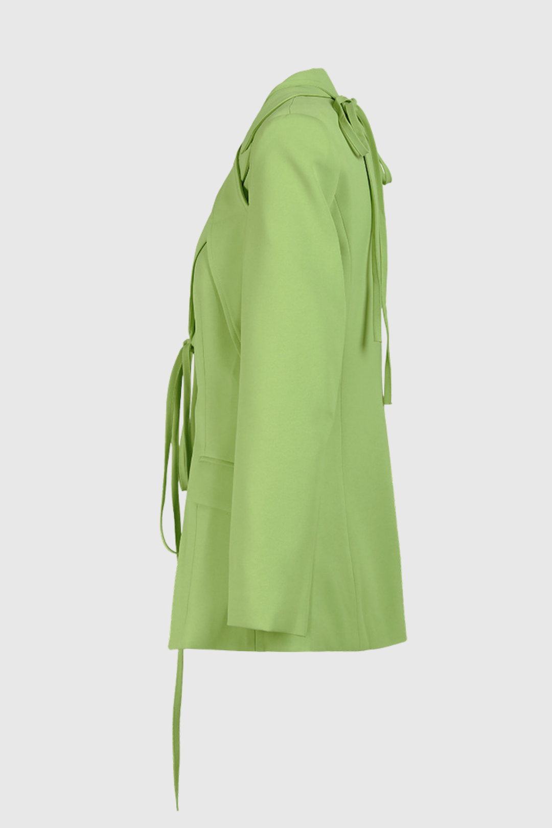 Adley Cross Plunge Split Blazer - Celestia Couture