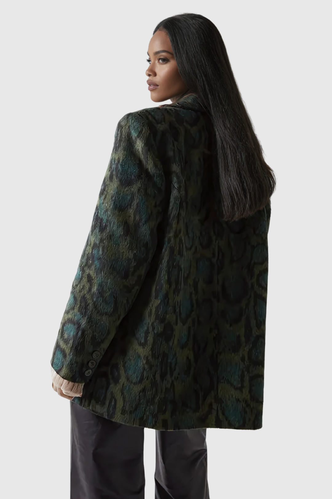 Aldrich Leopard Lapel Blazer - Celestia Couture
