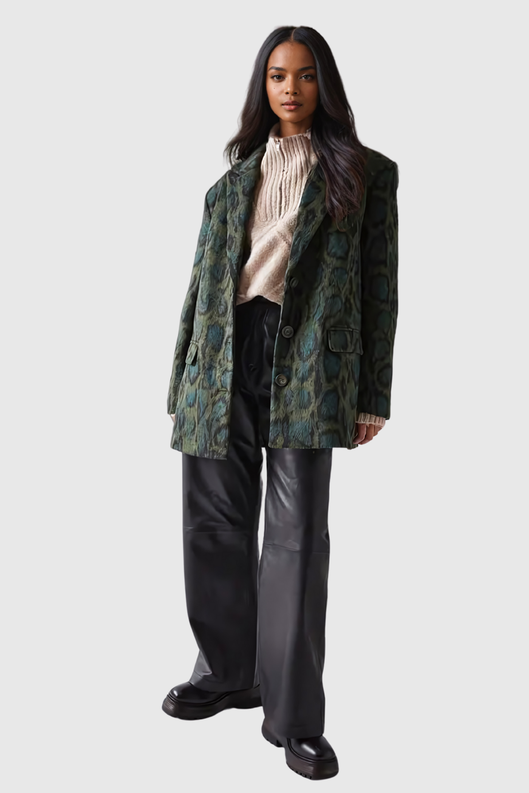 Aldrich Leopard Lapel Blazer - Celestia Couture