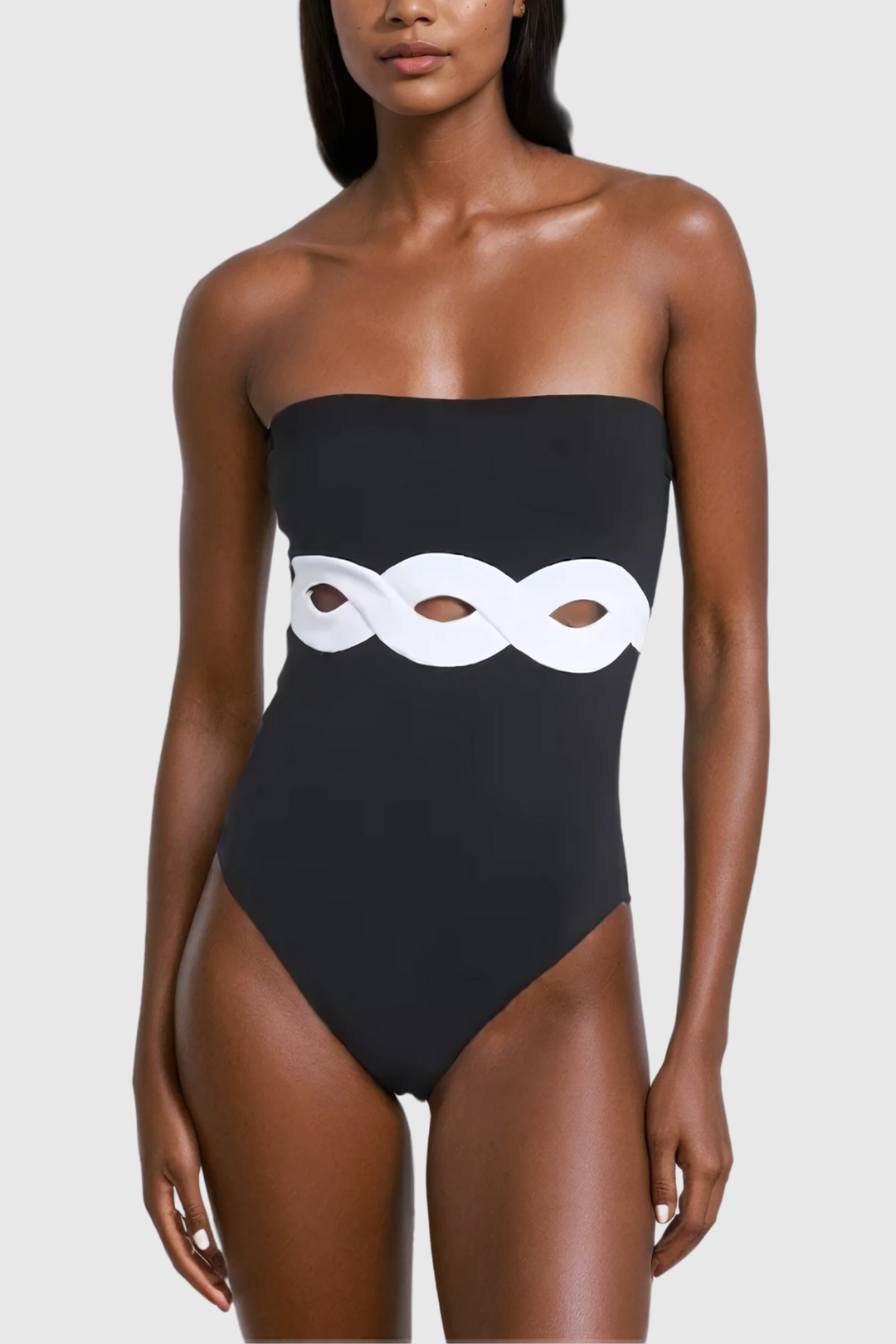 Alexey Strapless Cutout One Piece Swimsuit - Celestia Couture