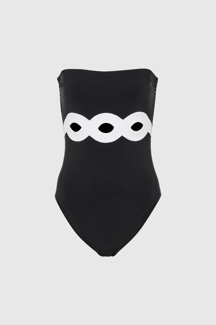 Alexey Strapless Cutout One Piece Swimsuit - Celestia Couture
