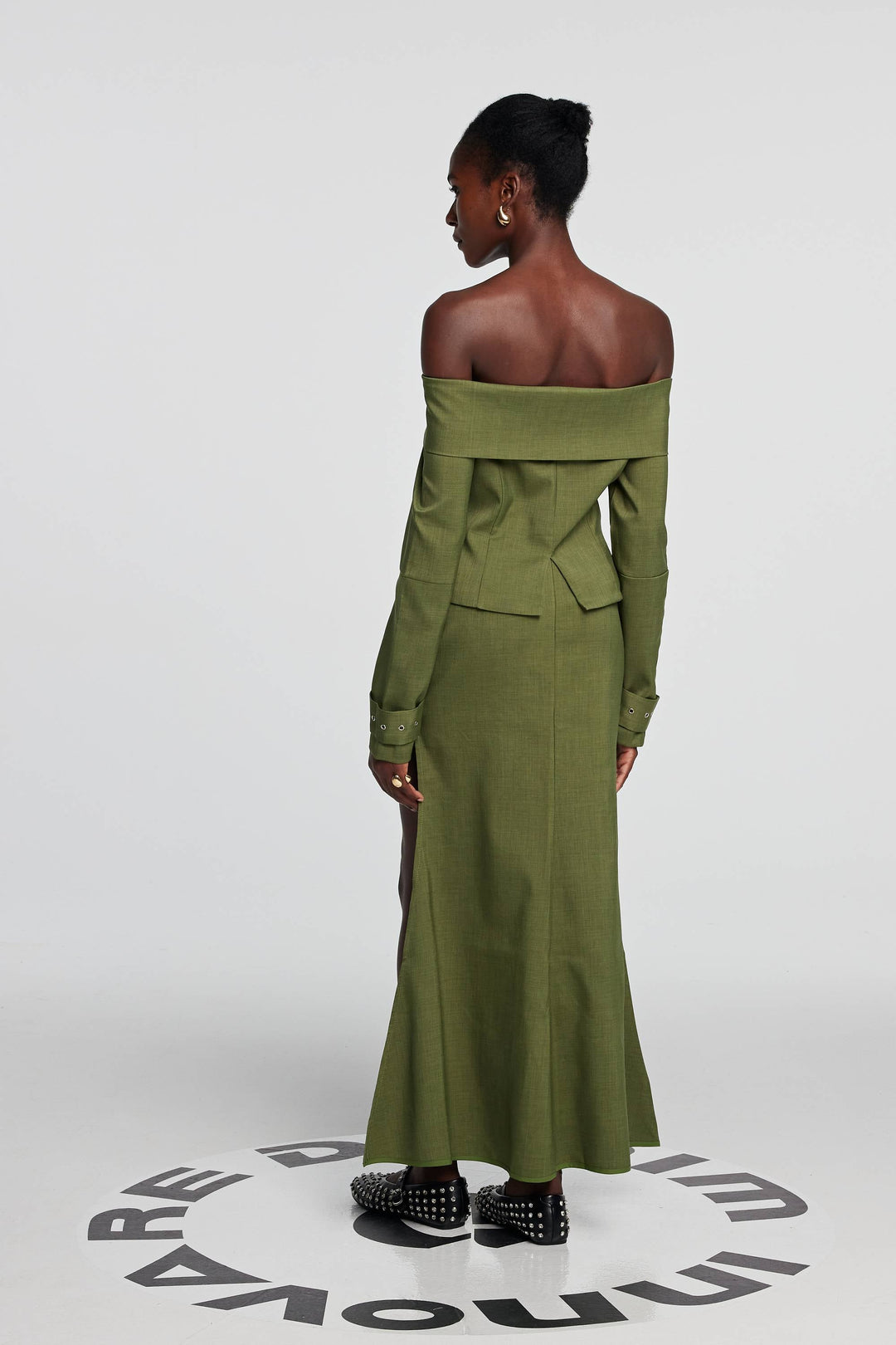 Allie High Split Maxi Skirt - Celestia Couture