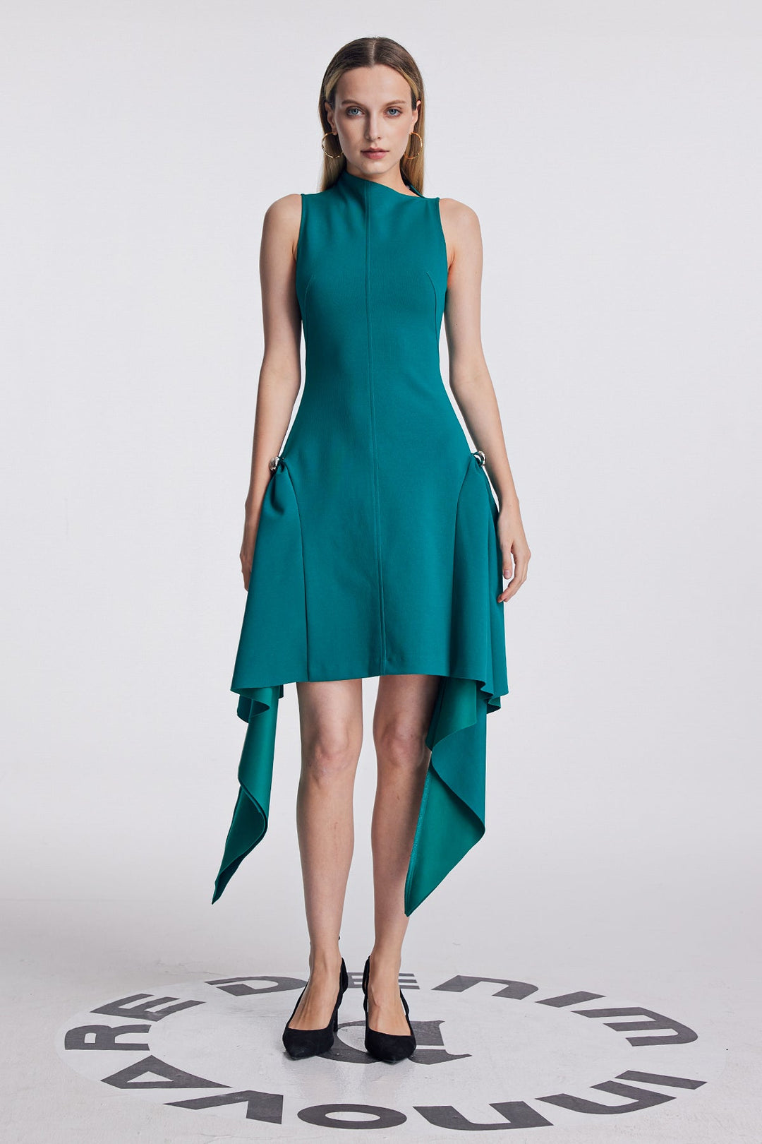 Amato Sleeveless Fringe Mini Dress - Celestia Couture
