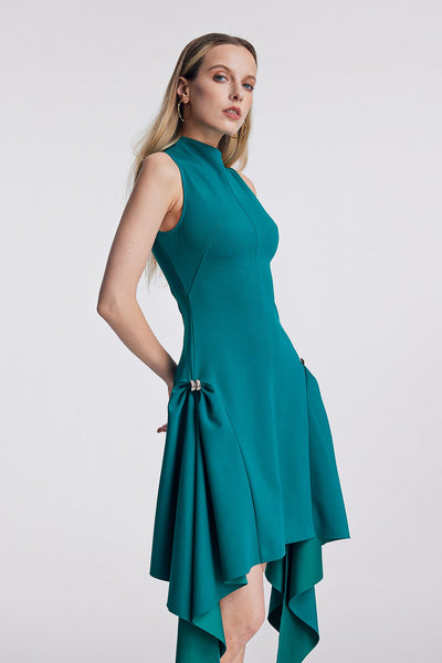 Amato Sleeveless Fringe Mini Dress