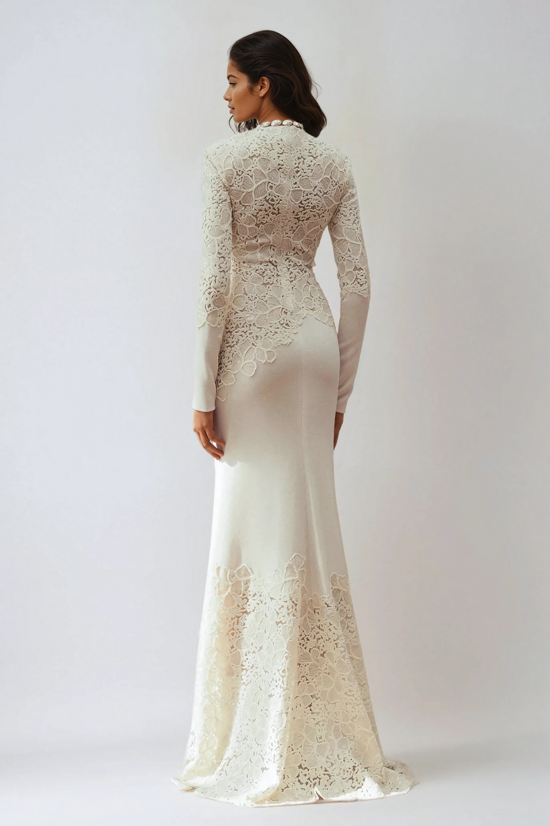 Ambroise Embroidered Sequin Maxi Dress - Celestia Couture