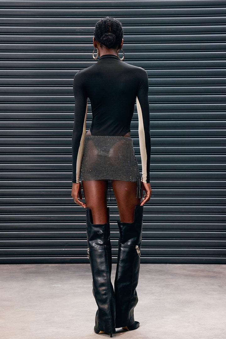 Antonella Mesh Bodycon Bodysuit