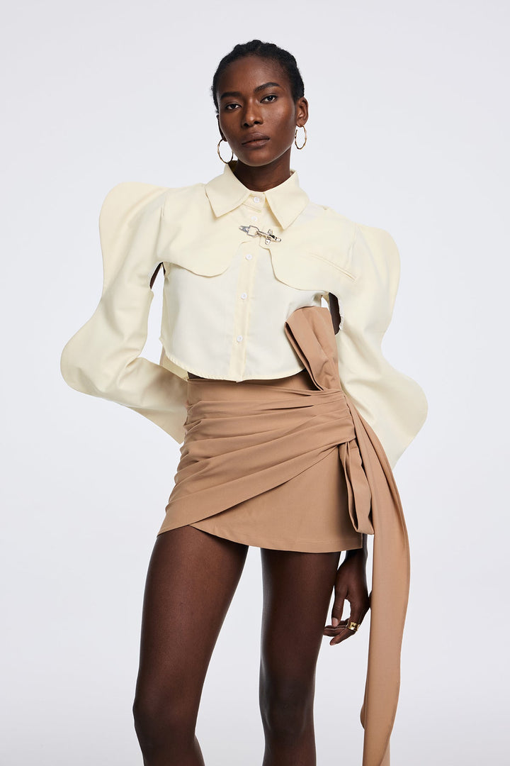 Aphea Deconstruct Cutout Two Piece Top - Celestia Couture