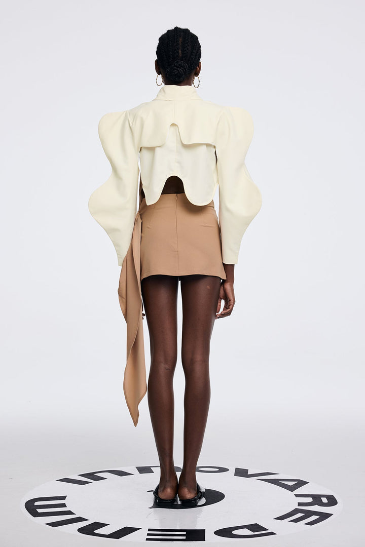Aphea Deconstruct Cutout Two Piece Top - Celestia Couture
