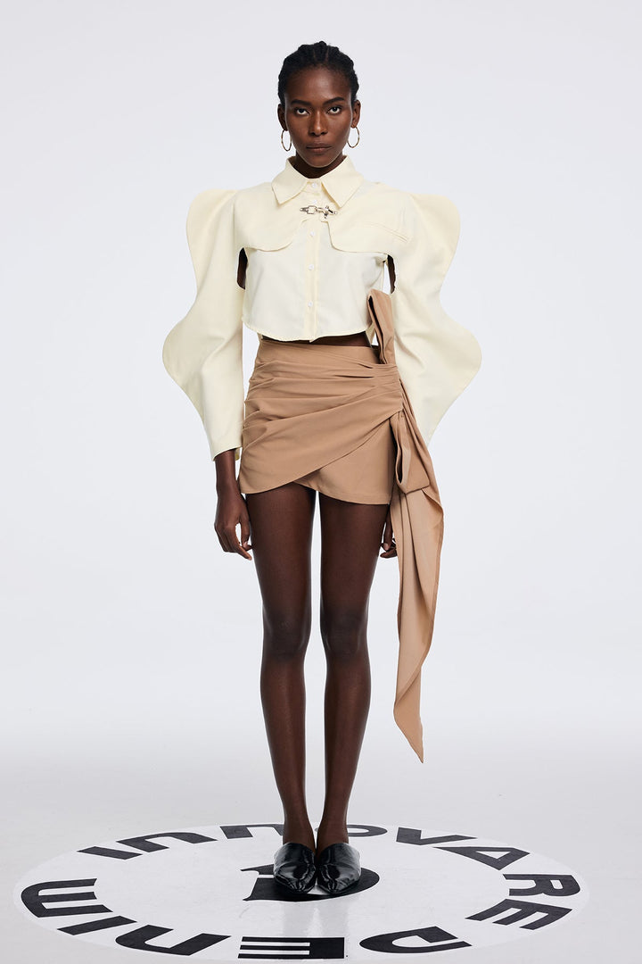 Aphea Deconstruct Cutout Two Piece Top - Celestia Couture