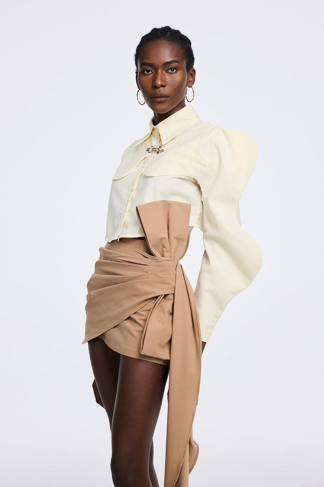 Aphea Deconstruct Cutout Two Piece Top - Celestia Couture