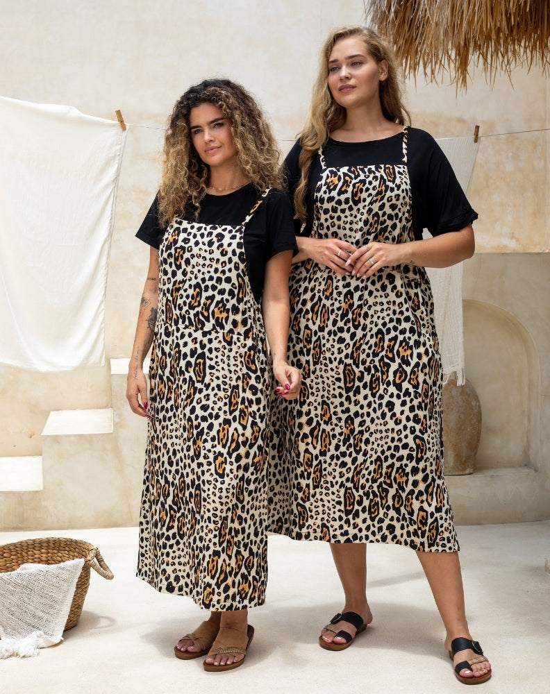 Apron Dress - Cheetah - Celestial Couture